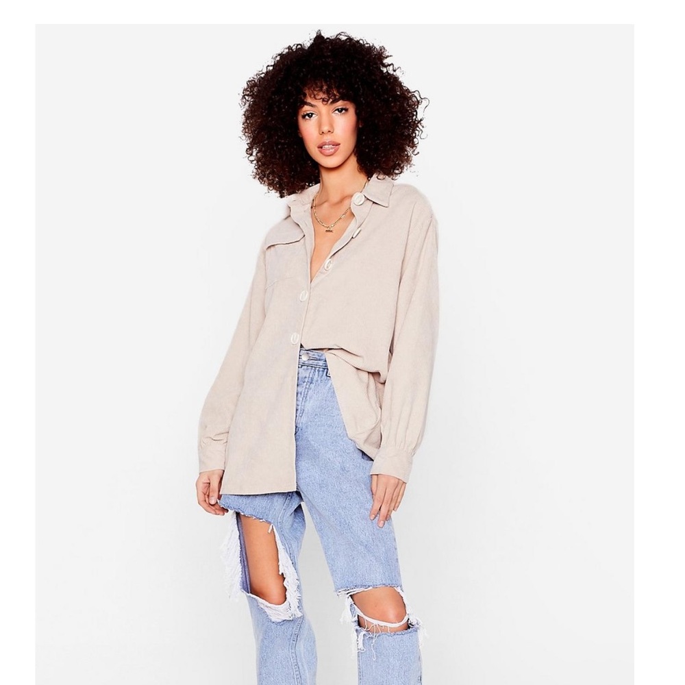 Oversize Corduroy Shirt